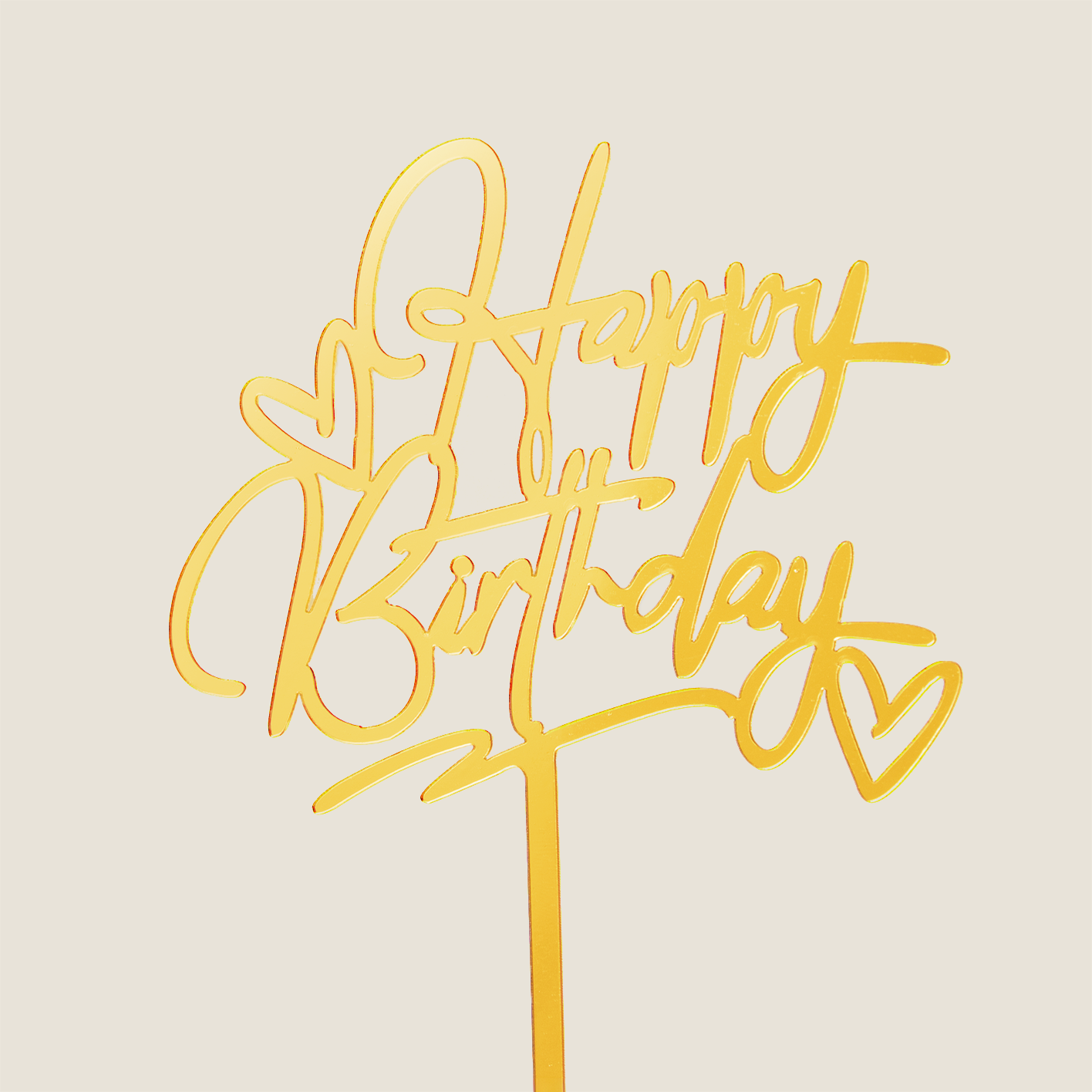 生日快乐标签大号（整个蛋糕）