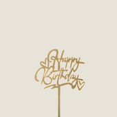 Happy Birthday Tag Small (Petit Cakes)