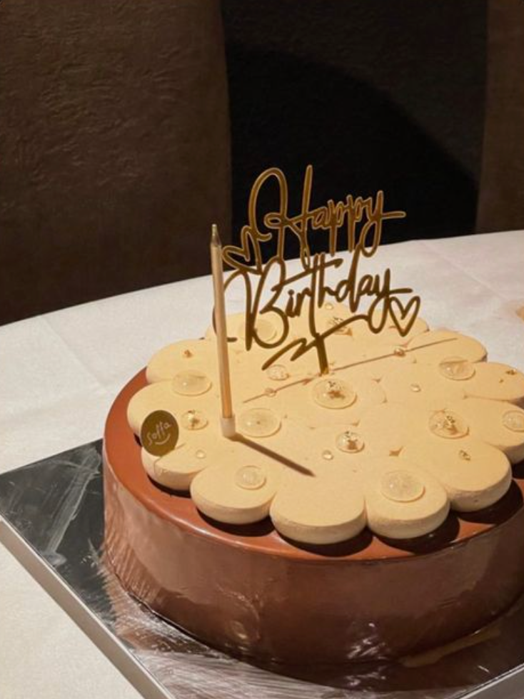 生日快乐标签大号（整个蛋糕）