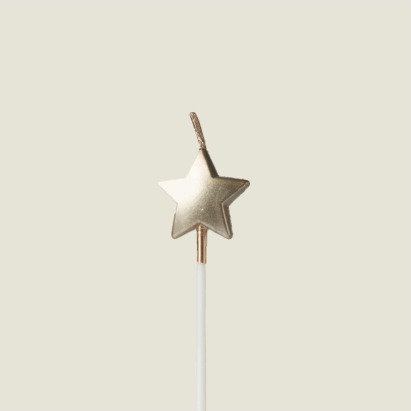 Gold Star candle