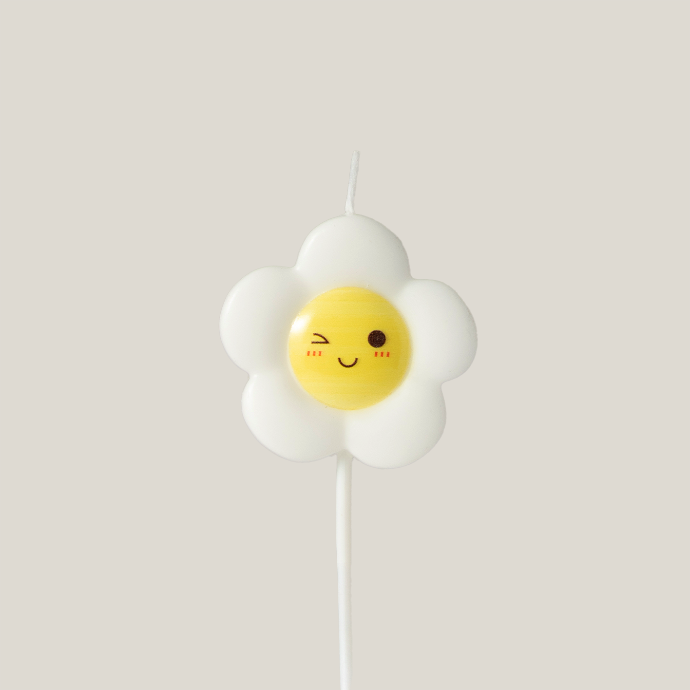 White Flower candle